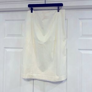 Worthington White Pencil Skirt